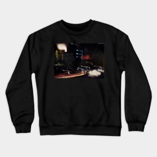 Night Light city red Crewneck Sweatshirt